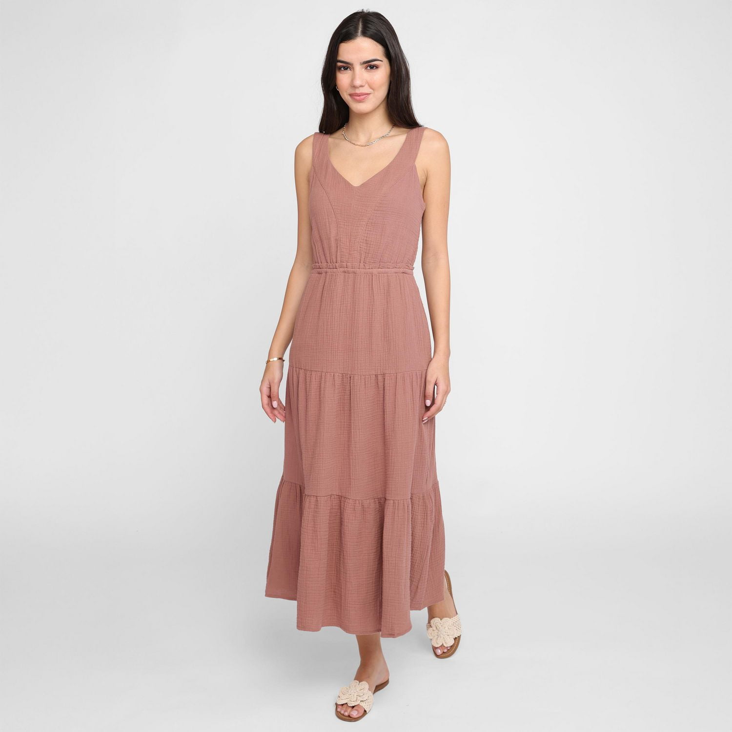 Devoted, Robe midi à volants, tailles XS XL