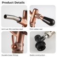 thumbnail image 2 of G5/8 Barrel Beer Tap with Flow Regulator, Adjustable Stainless Steel Barrel Beer Dispenser for Home Restaurants Bars, 2 of 5