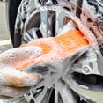 thumbnail image 4 of Oleegame 1PC Cleaning Brush Car Cleaning Products Car Cleaning Mesh Sponge Block High Density 8 Figure Absorbent Double Sponge Car Cleaning Sponge Orange, 4 of 8
