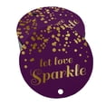 thumbnail image 1 of Inkdotpot Real Gold Foil Let Love Sparkle Wedding Tags Favor Hang Paper Tags 100 Pieces, 1 of 6