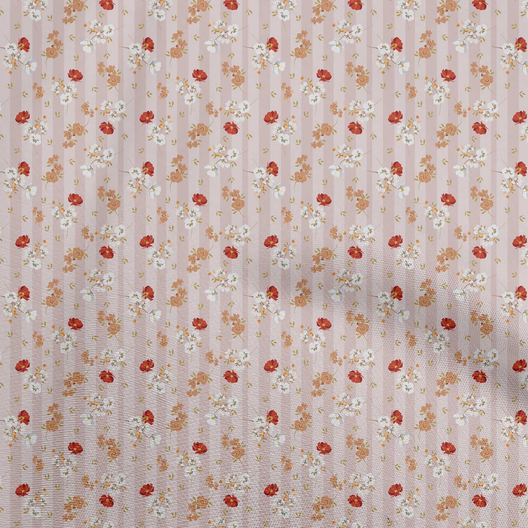 oneOone Velvet Dusty Pink Fabric Floral Sewing Craft Projects Fabric Prints By Yard 58 Inch Wide