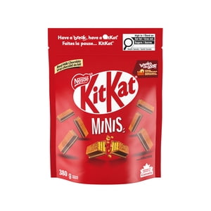 KITKAT Minis, Crisp Wafers in Smooth Milk Chocolate, Prepared in Canada