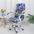 thumbnail image 2 of ORUYROP Office Chair Cover Water Resistant Paisley Stretch Jacquard Computer Chair Slipcover for Armrest Chairs L, 2 of 6