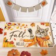 thumbnail image 1 of Yhmxh Bathroom Rugs Thanksgiving Kitchen Thickened Mat Pumpkin Oil Absorbent Foot Mat Thanksgiving Family Decoration Door Mat Home Multifunctional Pattern Mat Living Room Rug Bath Mat, 1 of 6