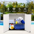 thumbnail image 4 of Horti Cubic 38 cu. ft. Outdoor Horizontal Storage Shed, 4 of 7