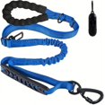 thumbnail image 1 of CNKOO Heavy Duty Bungee Dog Leash with 2 Padded Handles  6ft/4ft Rope  Reflective Threads for Medium & Large Dogs  4-in-1 Training Leash with Car Seat Belt, 1 of 7