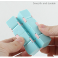 thumbnail image 3 of 4 Pcs Infinity Cube Toy Stress Reducer for Adults and Kids to Relieve Anxiety and Stress, Mini Creative Folding Fidget Cube Puzzles Toy for Killing Time（Blue）, 3 of 8