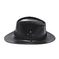 thumbnail image 3 of Chapeau de Cowboy Western Uni pour Adulte, Protection Solaire, Chapeau Coupe-Vent en Cuir, 3 of 5