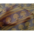 thumbnail image 4 of oneOone Silk Tabby Fabric Arrow & Tree Block Print Fabric BTY 42 Inch Wide, 4 of 4