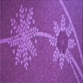 thumbnail image 1 of Ahgly Tapis d'Intérieur Lavable en Machine Carré Transitionnel Violet Cramoisi, 8 Pieds Carré, 1 of 7