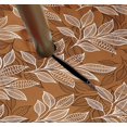 thumbnail image 3 of Vargottam Indoor/OutdoorRoundTablecloth 58 InchTablecloth with Umbrella Hole & Zip- Waterproof TableCloth TableCovers for Backyard Table -Light Brown, 3 of 7