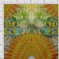 thumbnail image 1 of Soimoi Polyester Crepe Fabric Floral & Feather Panel Print Fabric by The Yard 52 Inch Wide, 1 of 3