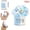 blue, variant on Bamboohart 2.37oz Fluffy Two-Tone Butter Slime Super Soft Clay Stretchy Non-sticky Party Favors Slime Charms Toys Education Birthday Gifts
