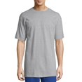 thumbnail image 2 of Hanes Mens Beefy T-Shirt 2-Pack, 3XL, Light Steel, 2 of 7