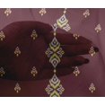 thumbnail image 4 of oneOone Tissu Viscose Chiffon Rayé & Tourbillon Tissu Ikat Imprimé au Mètre 42 Pouces de Large, 4 of 4