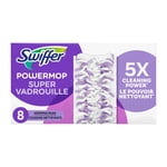 Swiffer PowerMop Multi-Surface Mopping Pad Refills for Floor Cleaning, 8 count