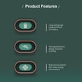 thumbnail image 1 of Spray Misting Fan 3 Gear Handheld Rechargeable Portable Travel Air Fans Moisturizing Cooling Humidifier Personal Mister Green, 1 of 9