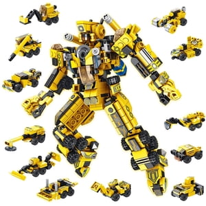573 PCS Robot Building Blocks Stem Toys Kit, STEM Engineering Building Bricks Construction Toys, Ideal Educational Toy Christmas Birthday Gift for Kids +6 7 8 9 10 11 12 Years Old