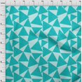 thumbnail image 3 of oneOone Tissu Popeline de Coton Rectangle & Triangle Imprimé Géométrique au Mètre 42 Pouces de Large, 3 of 4