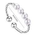 thumbnail image 4 of TIMIFIS Rings Knuckle Stacking Rings Enamel Anxiety Rings For Women Rings Color Beads Anxiety Relief Rings For Women Jewelry Rings for Women;Teen Girls;Man ummer, 4 of 7
