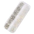 thumbnail image 1 of QualitChoice 1 Bag Glass Crystal Special-shaped Eye-catching Flat Bottom Easy to Paste Perfect Match Nail Rhinestones for Mobile Phone Type 5 1Set, 1 of 6