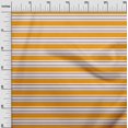 thumbnail image 2 of oneOone Georgette Viscose Mustard Yellow Fabric Stripes Sewing Material Print Fabric By The Yard 42 Inch Wide-RZQ, 2 of 5
