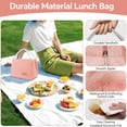 thumbnail image 4 of TIELUTT Sac à Lunch Isolé pour le Travail, Fourre-Tout Thermique Réutilisable avec Sacs de Fruits Frais Étanches, Contenants de Rangement pour Lait pour Réfrigérateur, Contenants Extensibles et Frais, Sac à Collation Réutilisable pour Enfants en Bois avec Poignées, 4 of 4