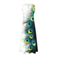 thumbnail image 4 of Ovzne Robes d'Été pour Femmes Robe d'Été Femme Mode Confortable Été Imprimé Sans Manches Robe à Col en V Grande Taille Robe Maxi Imprimée Liquidation, 4 of 5