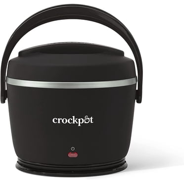 Crockpot 20-oz Lunch Crock Food Warmer Heated Lunch Box Black