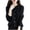Black cardigan sweaters for women, variant on CFLVAEK Sweater Cardigans for Women Blue Button Down Open Front Knit Cardigan Lightweight Long Sleeve Crewneck Sweaters White L