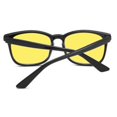 thumbnail image 3 of Blue Light Blocking Glasses Stylish Black Rectangle Frame Vintage Stylish Computer Reading Glasses for Women Men Yellow Lens, 3 of 8