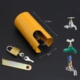 thumbnail image 3 of S SERENABLE Multifonction, Housse de Protection pour Robinet Protection Cadenas Anti-Verrouillage Cadenas pour Robinet Petit, 3 of 9