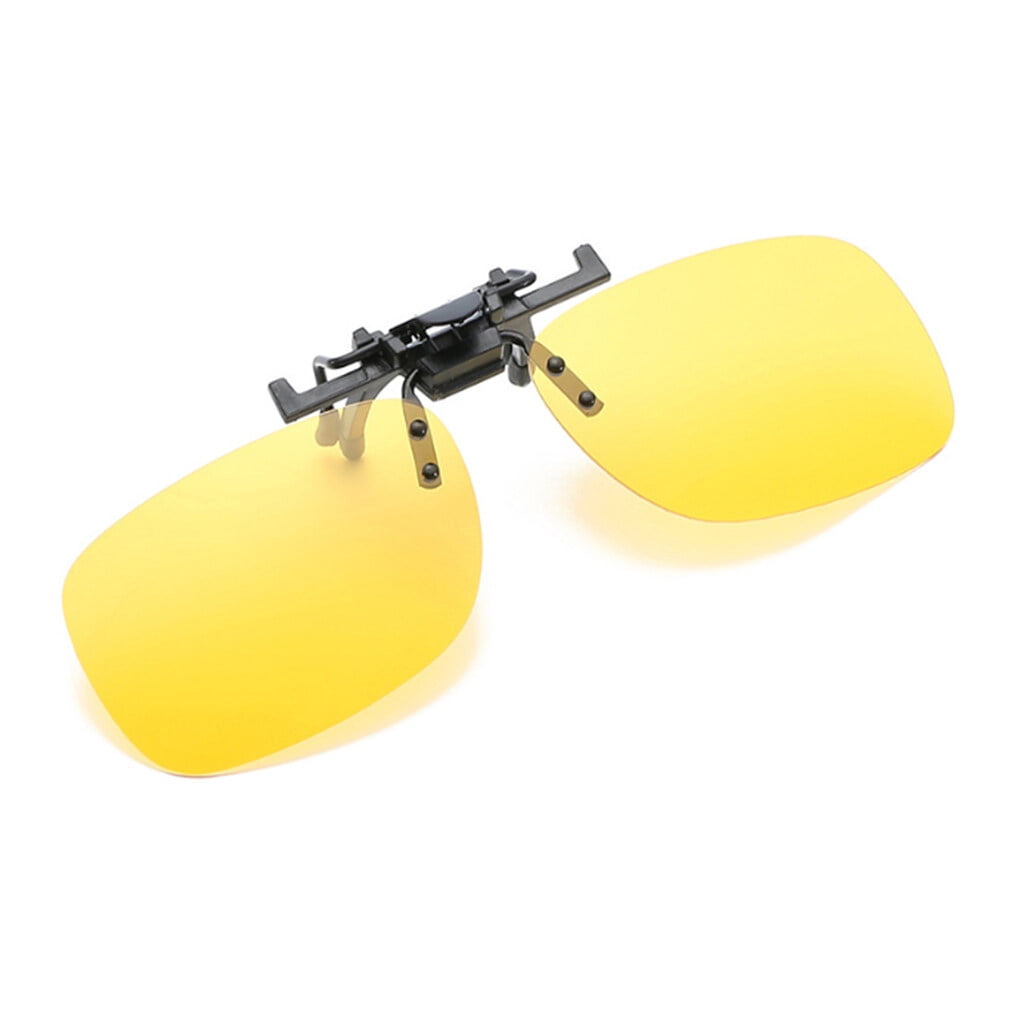 Mode Homme Carré Polarisé à Pince à Enfiler Relevable Pince Métallique Relevable Pince pour Lunettes de Soleil Lunettes de Soleil