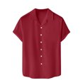 thumbnail image 2 of Men's Casual Linen Shirt - Cuban Collar, Button Down, Breathable Material, Perfect for Summer & Vacation, 2 of 5