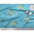 thumbnail image 3 of Soimoi Purple Rayon Fabric Stripe & Paisley Print Sewing Fabric Yard 42 Inch Wide, 3 of 3