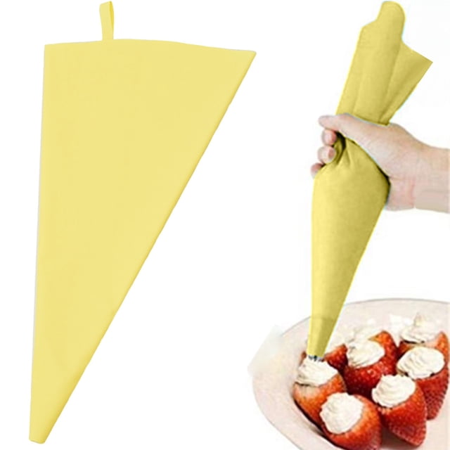 Reusable Icing Bags, Silicone Piping Bags, Large Pastry Bags Cake Decorating Icing Piping Bags, Baking Dessert Piping Bag (Only Include 1 Pcs Piping Bag) 15.94x8.86"