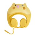 thumbnail image 1 of HLONK Bonnet de Douche pour Bébé en Silicone Sécuritaire, Bonnet de Bain, Visière Souple, Forme de Dessin Animé, Sangle Ajustable, Bonnet de Shampooing Imperméable, 1 of 8