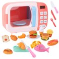 thumbnail image 1 of Ensemble de Jeu Micro-Ondes pour Enfants 31 Pcs, Jouet de Cuisine Interactif Réaliste pour Jeu d'Imitation, 1 of 10