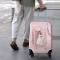 thumbnail image 4 of Travel Luggage Cover Suitcase Protector Fits 18-32 Inch Luggage Wheel Covers Patterned Travel Related Items Flower Luggage Protector Elastic Luggage Anti-scratch Suitcase Cover M, 4 of 5