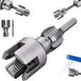 thumbnail image 1 of HeeHom Outil de Filetage de Tuyaux Double Taille 2025 pour Tuyaux PVC/PPR – Coupe-Fil Interne et Externe 1/2 Pouces & 3/4 Pouces, Kit Compatible Perceuse Électrique pour Réparations de Plomberie & Projets DIY, 1 of 10