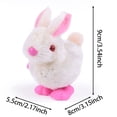 thumbnail image 3 of Hearth & Gear Wind Up Bunny Clockwork Jumping Rabbit Playthings For Random Colors Educational Nostalgic Toys Clockwork Springy Chattering Style 30pcs 13cm 109252134 Wind Up Teeth Chomping Chattering, 3 of 7