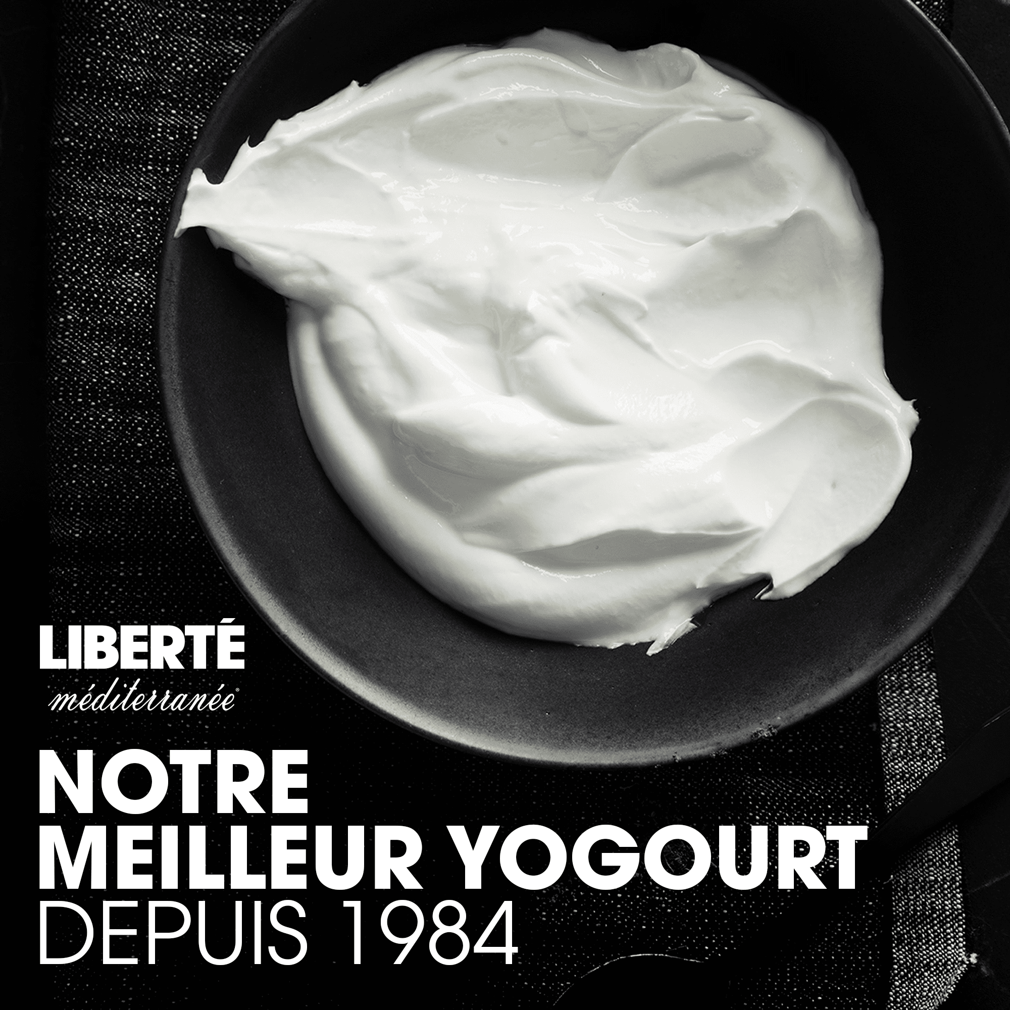 Yogourt Liberté Méditerranée 9 %, mûres, 500g