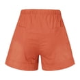 thumbnail image 4 of TIMIFIS Womens Comfy Drawstring Splice Casual Elastic Waist Pocketed Loose Shorts Pants - Summer, 4 of 6