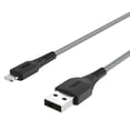 thumbnail image 3 of Onn. 3 FT./0.9 m Lightning to USB-A Braided Cable, 3 of 4