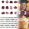 thumbnail image 4 of Graduation Cupcake Toppers 2026Graduation Cake Decorations 2026Graduation Cupcake Toppers Glitter Class of 2026 Congrats Grad Cap Picks for Graduation Decorations, 4 of 8