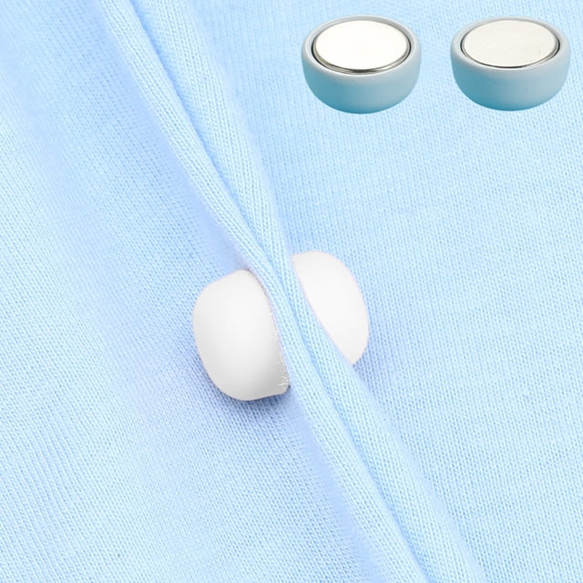 JilgTeok 5 Packs Strong Magnets Needle Free Magnetic Buckle Suitable for Bandana Scarf Shawl Wearers Sheets Multifunctional Accessory Security Buckle Safe No-Snag
