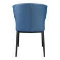 thumbnail image 4 of Moe's Home Collection Delaney Dining Side Chair Contemporary Modern Style, Sky Blue (Set of 2), 4 of 5