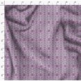 thumbnail image 4 of Soimoi Purple polyester Crepe Fabric Leopard Animal Skin Fabric Prints By Yard 42 Inch Wide, 4 of 6