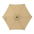 thumbnail image 4 of Bistro 7.5-ft Hexagon Market Umbrella - Champagne - Polyester Canopy, 4 of 9