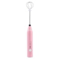 thumbnail image 2 of Mousseur à lait électrique, batteur à oeufs de mélangeur de lait de café électrique rechargeable à 3 vitesses MAGT USB pour une utilisation en cuisine(Rose), 2 of 13